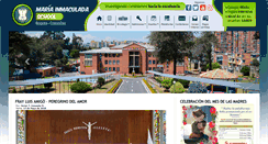 Desktop Screenshot of colegiomariainmaculada.edu.co